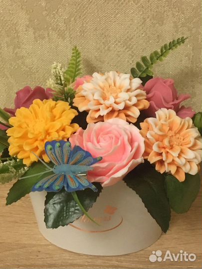 Букетики из мыла