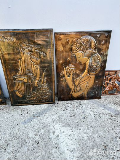 Чеканки панно СССР