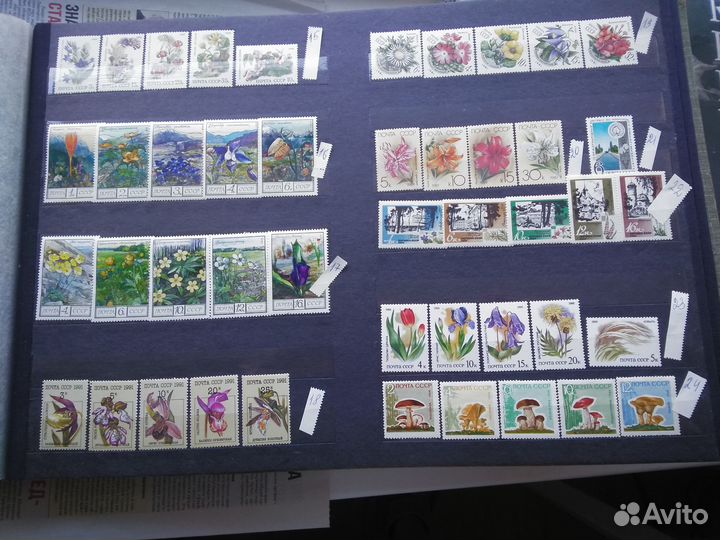 Почтовые марки,Флора 3