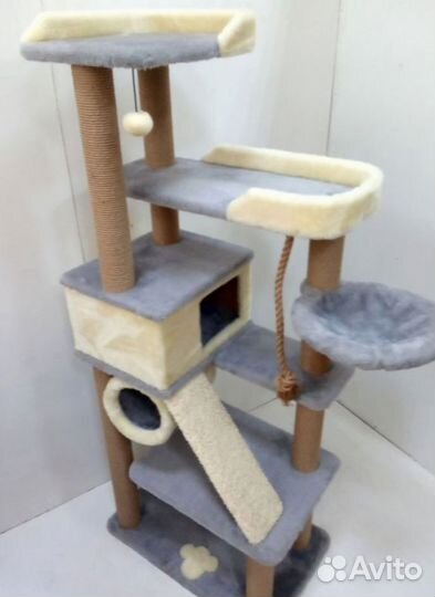 Крутой когтеточка комплекс домик С гамаком от производителя