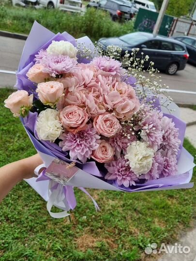 Букет цветов нежный