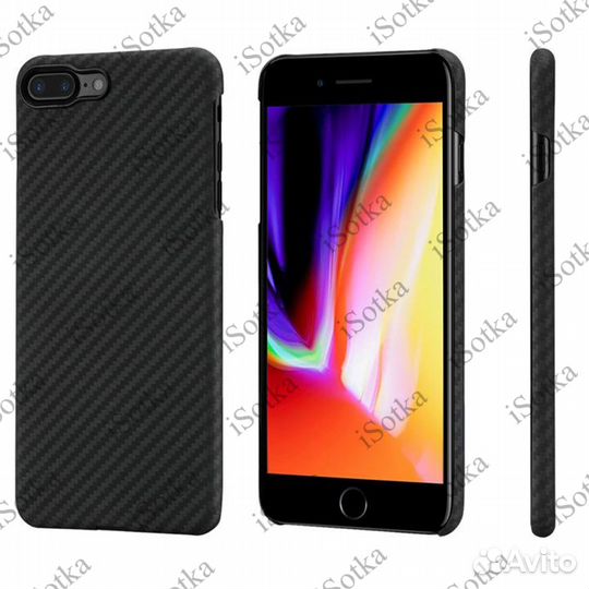 Чехол-накладка Карбон для Apple iPhone 7 Plus / 8