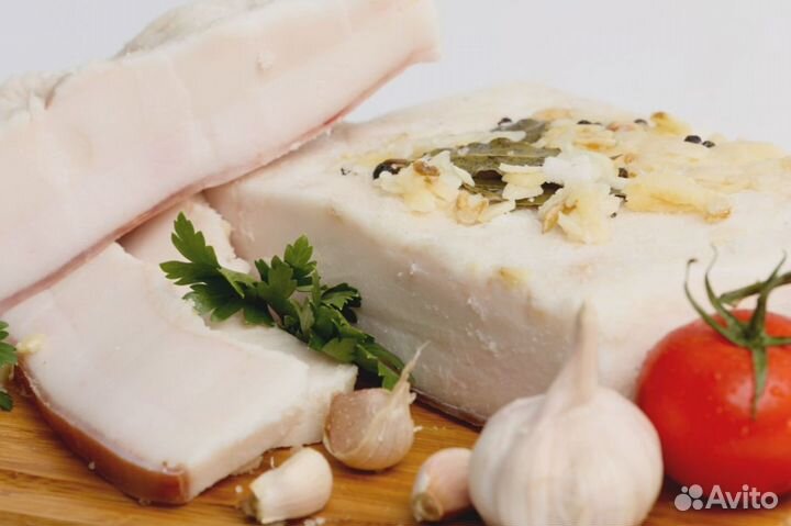 Сало вкусное белое 2,5см
