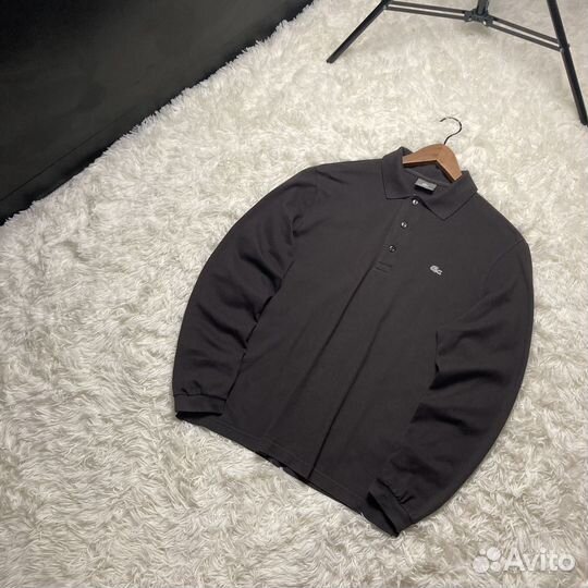 Поло Lacoste с длинным рукавом оригинал