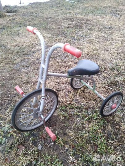 Детский трехколесный велосипед СССР