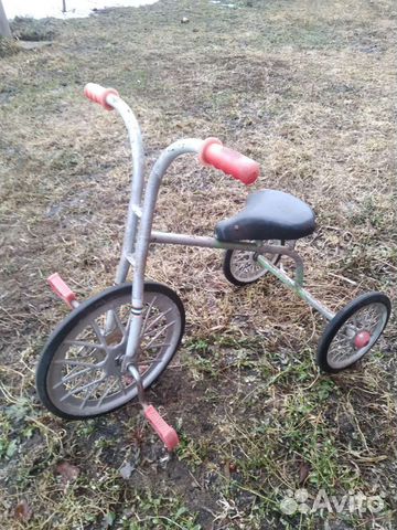 Детский трехколесный велосипед СССР