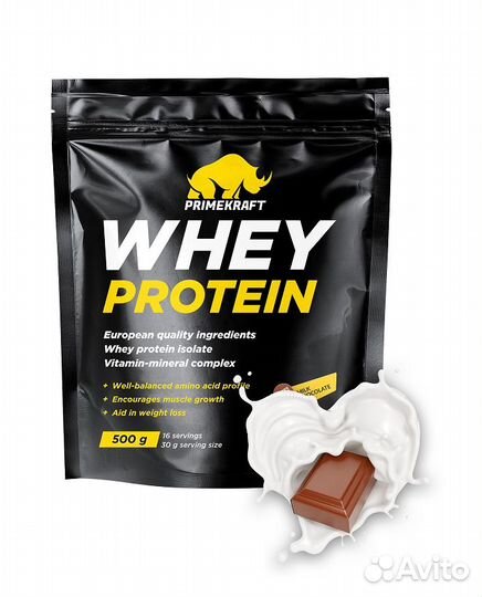 Сывороточный протеин Prime Kraft Whey Protein, 500