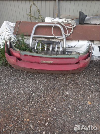 Задний бампер калина
