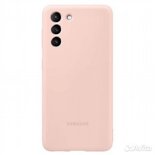 Чехол для Samsung Galaxy S21 FE Silicone cover (Бе