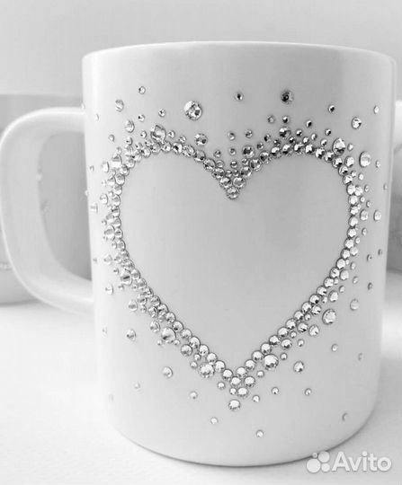 Кружка со стразами