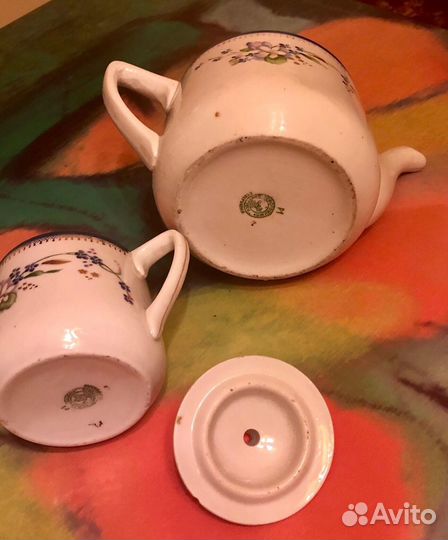 Лукошко Фигурки фарфор фаянс винтаж СССР