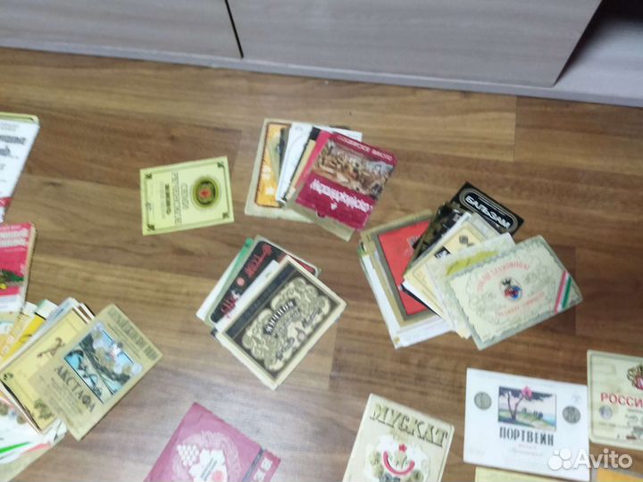 Этикетки вино-водочные СССР