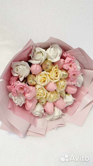 Букеты из мыльных роз. Подарок на любое событие