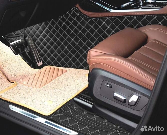 3D Коврики Audi A5 Высокие Борта Экокожа