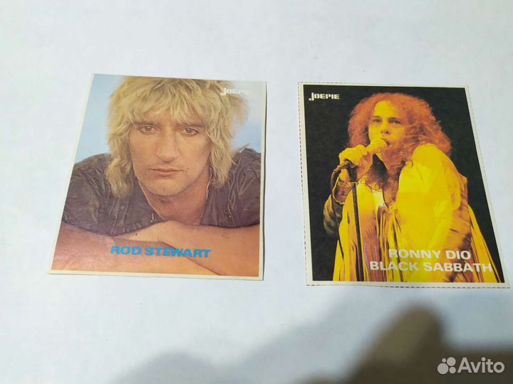 Наклейки-Стикеры. Музыканты 60-70г.(8шт.)