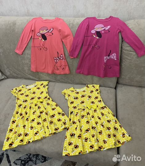 Одежда для девочек двойняшек 104-116