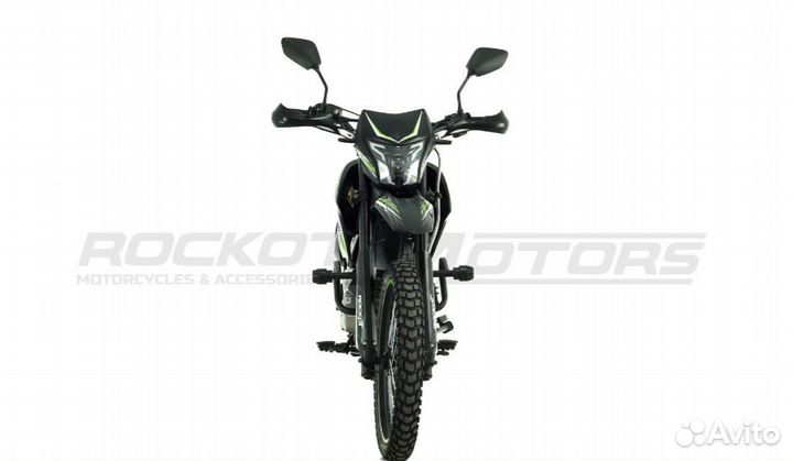 Мотоцикл rockot XR250 (черный/зеленый, 21/18, ЭПТС