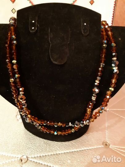 Винтажные бусы Чехия