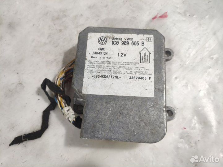 Блок управления AIR BAG Аирбег Volkswagen Passat