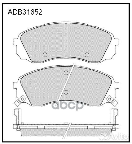 Колодки тормозные hyun/KIA H1/starex/carnival I