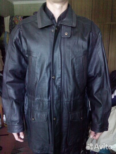Новая муж.кожанная куртка Германия