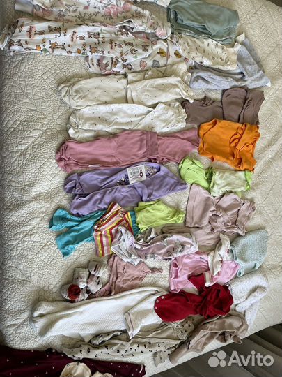 Детские вещи на девочку пакетом