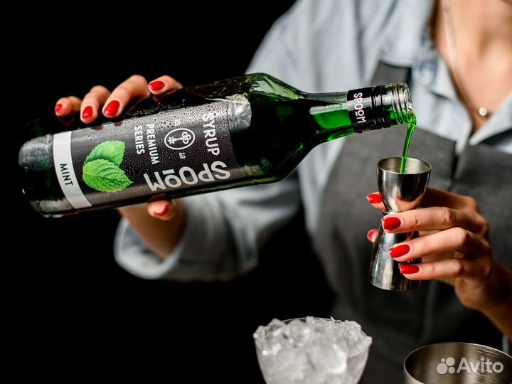 Сироп для коктейлей лимонадов чая кофе Spoom 1 л