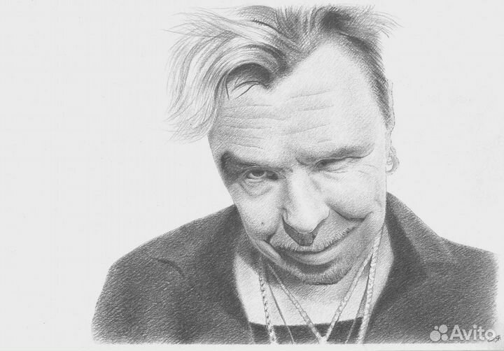 Портрет по фото карандашом