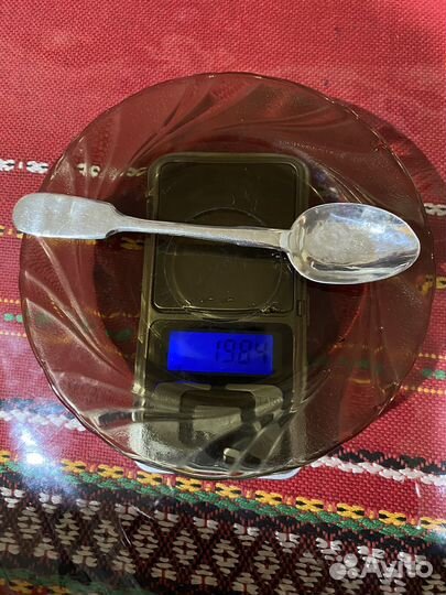 Серебро ложка 84 проба