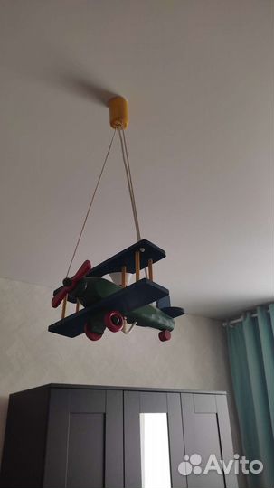 Светильник люстра самолёт Икея