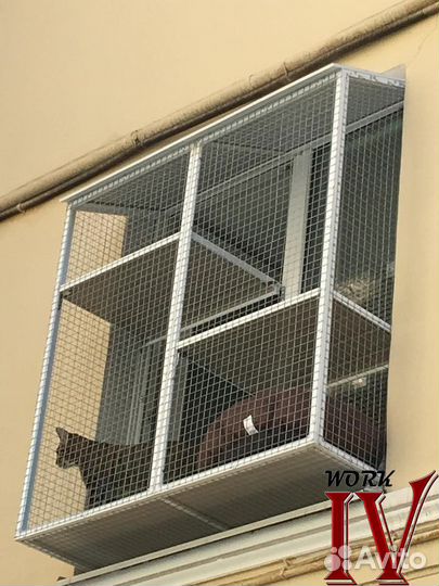 Клетка для кошек уличная (Балкон для кошек)