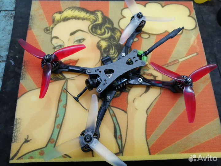 Квадрокоптер 5' 4-6s, erls аналог