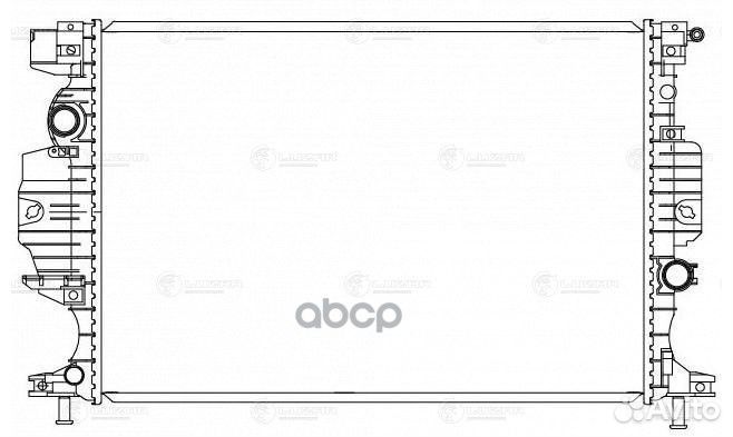 Радиатор охлаждения двигателя ford mondeo 14- 2