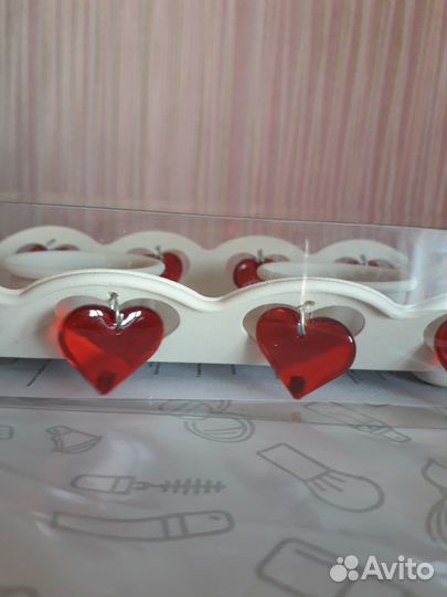 Подсвечник с сердцами