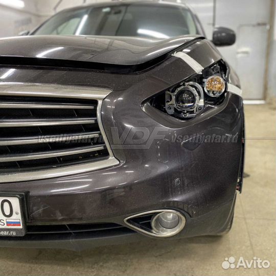 Переходная рамка для замены линз на Infiniti QX70