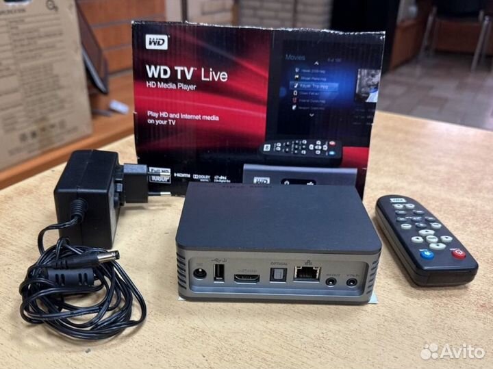Приставка медиаплеер для телевизора WD TV Live