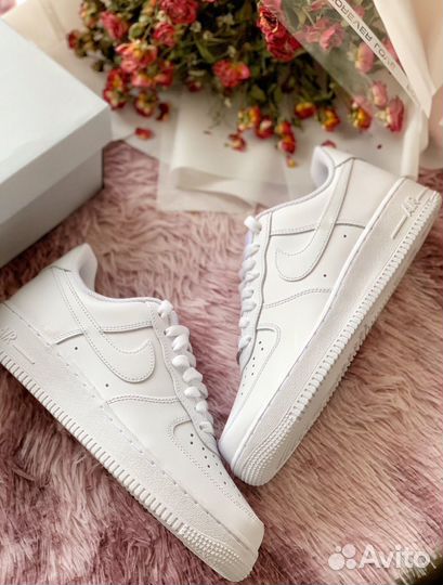 Кроссовки белые Nike Air force 1 low оригинал