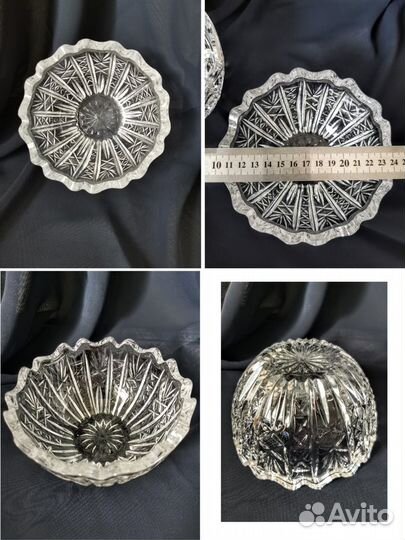 Хрусталь хрустальные вазы салатники фужеры СССР