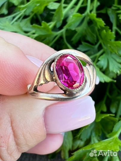 Серебряное кольцо 925 звезда СССР винтаж