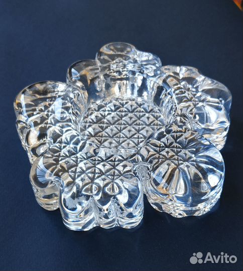 Роскошная хрустальная пепельница СССР