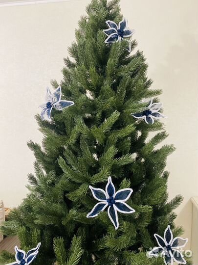 Цветы на ёлку