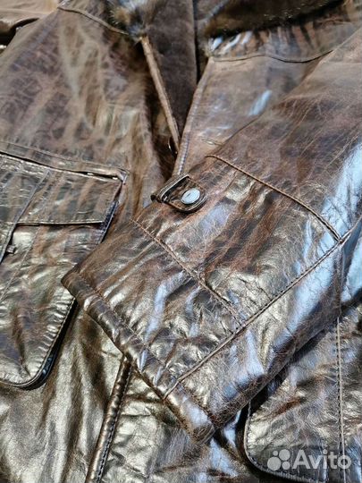 Кожаная куртка мужская