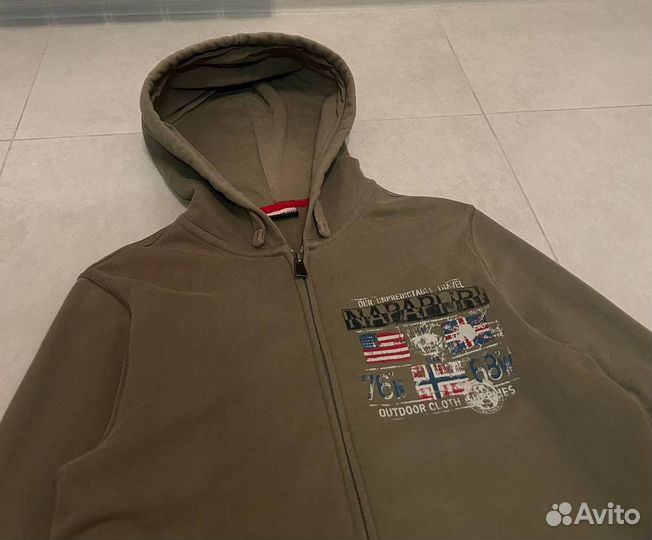 Зип худи napapijri