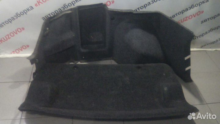 Обшивка коврик багажника салона