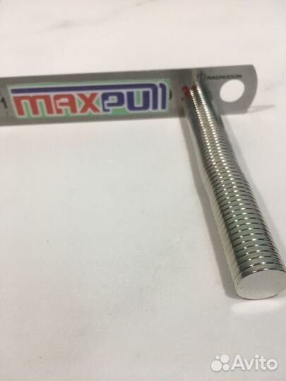 Неодимовый магнит 20х2 мм MaxPull