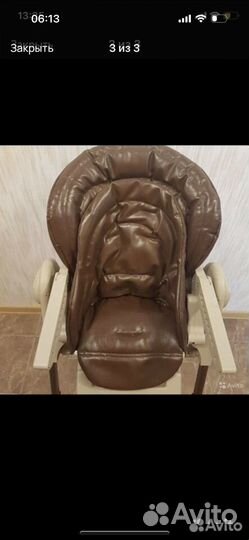 Стульчик для кормления chicco polly magic