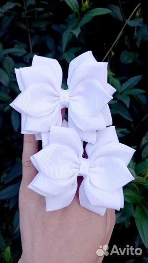 Резинка для волос школьные бантики, школа