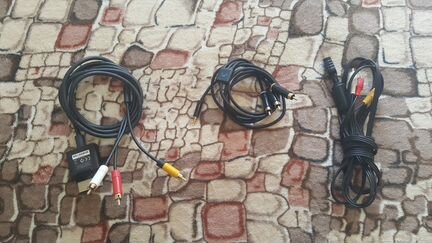 AV- кабель (тюльпаны) для игровых приставок