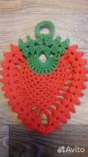 Прихватка клубничка