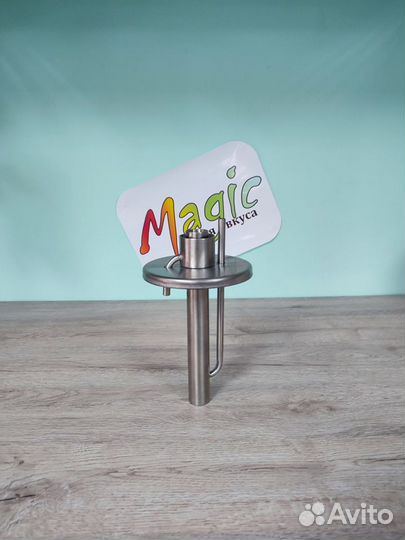 Попугай на банку с крышкой, 114мм, нержавейка